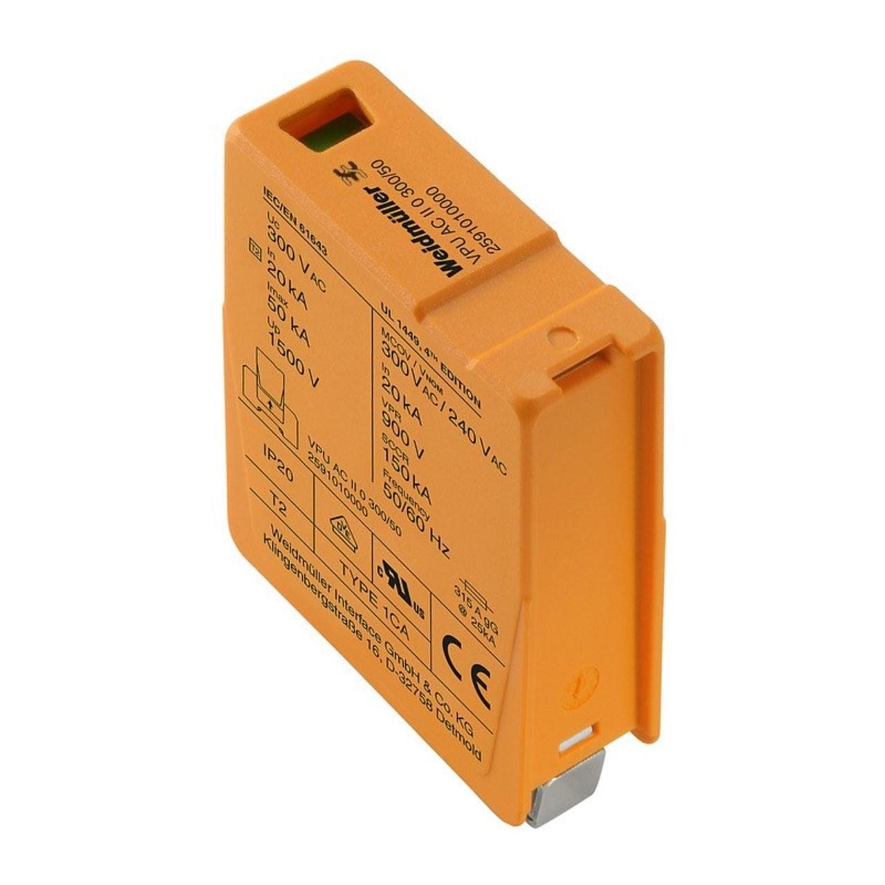 WEIDMULLER - Descargador de repuesto VPU AC II 0 300/40