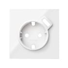 SIMON - Tapa SIMON 100 para base schuko con cargador USB blanco brillante