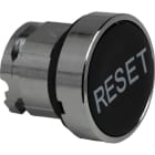 Schneider Electric - Cabeza pulsador rasante "RESET" negra