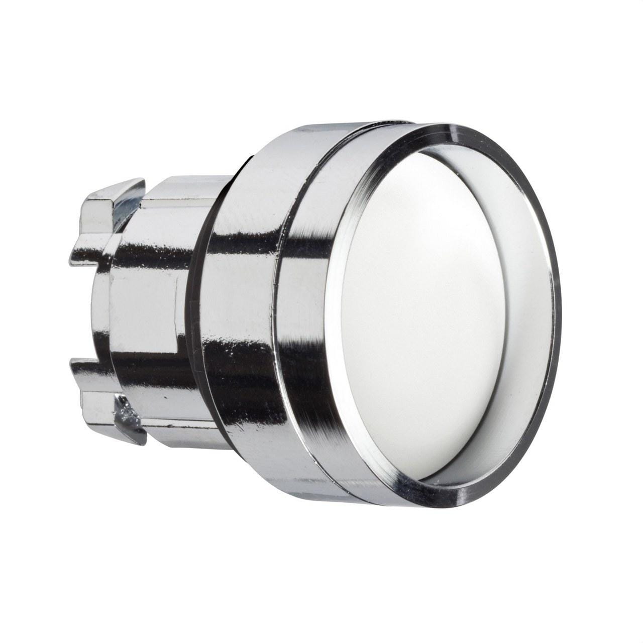Schneider Electric - Cabeza pulsador empotrado XB4 blanco CUSTO