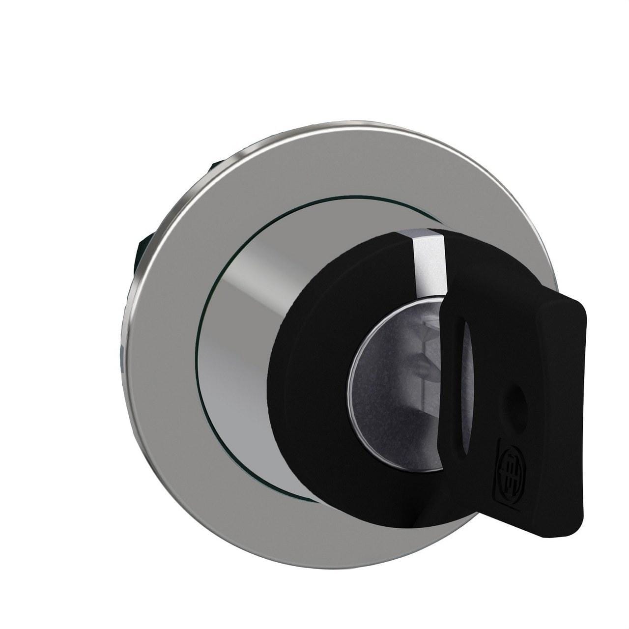 Schneider Electric - Cabeza selector XB4 montaje enrasado llave 455 2 posiciones fijas