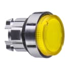 Schneider Electric - Cabeza pulsador luminoso saliente lente simple ranurada amarillo