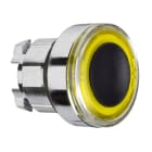 Schneider Electric - Cabeza pulsador luminoso amarillo LED con anillo iluminado