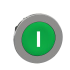 Schneider Electric - Cabeza pulsador XB4 montaje enrasado verde con marcaje "I"