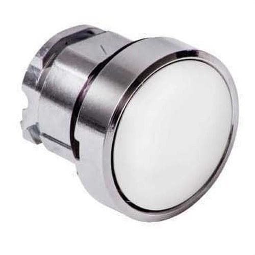 Schneider Electric - Cabeza pulsador diámetro 22 rasante pulsar blanco