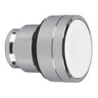 Schneider Electric - Cabeza pulsador ZB4 capuchón silicona clara blanco