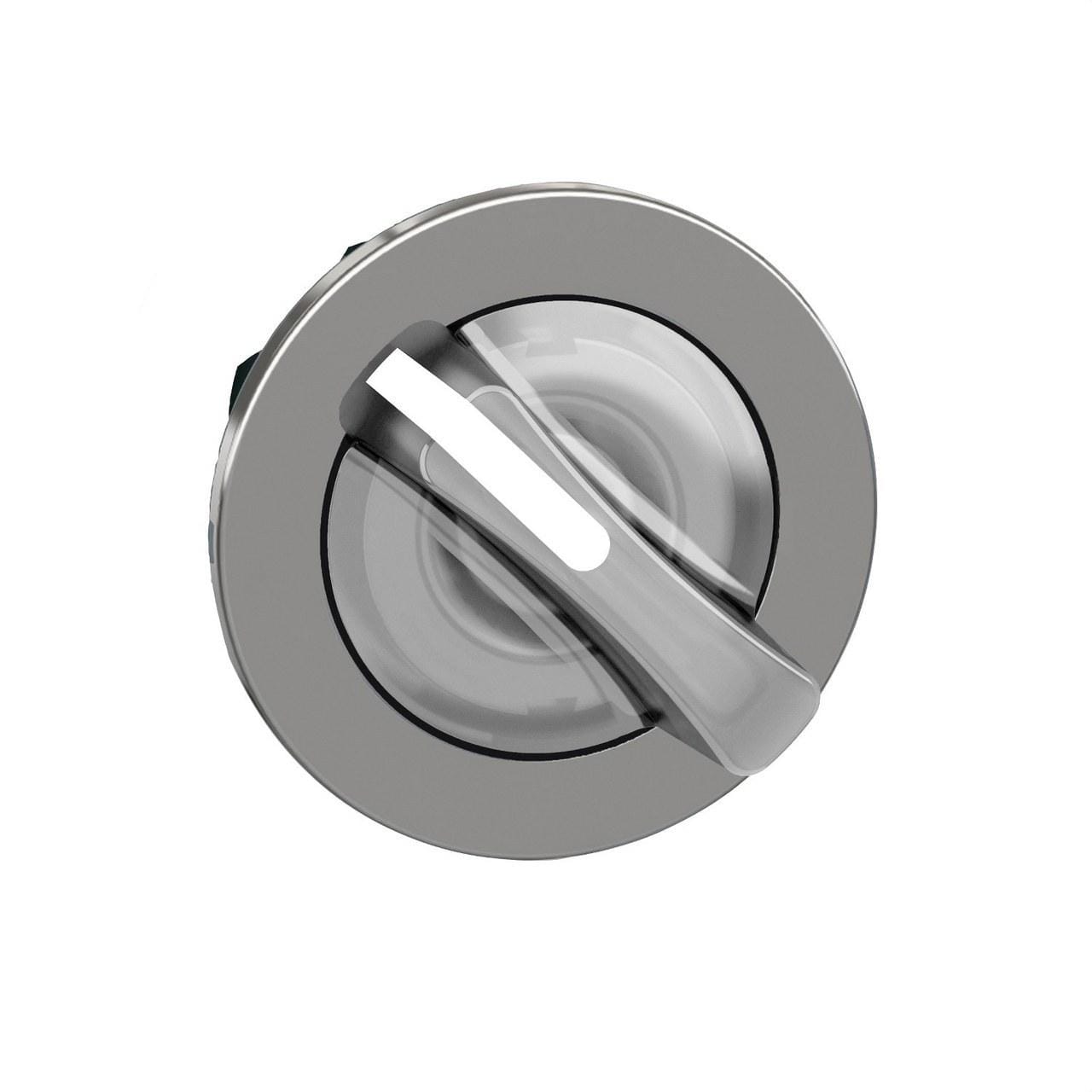 Schneider Electric - Cabeza selector luminoso XB4 montaje enrasado blanca 2 posiciones fijas CUSTO