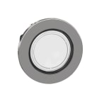 Schneider Electric - Cabeza pulsador luminoso XB4 montaje enrasado blanco LED pulsación doble CUSTO
