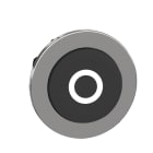Schneider Electric - Cabeza pulsador XB4 montaje enrasado negro saliente con marcaje "O" CUSTO