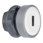 Schneider Electric - Cabeza pulsador XB5 blanco con marcaje "I" gris