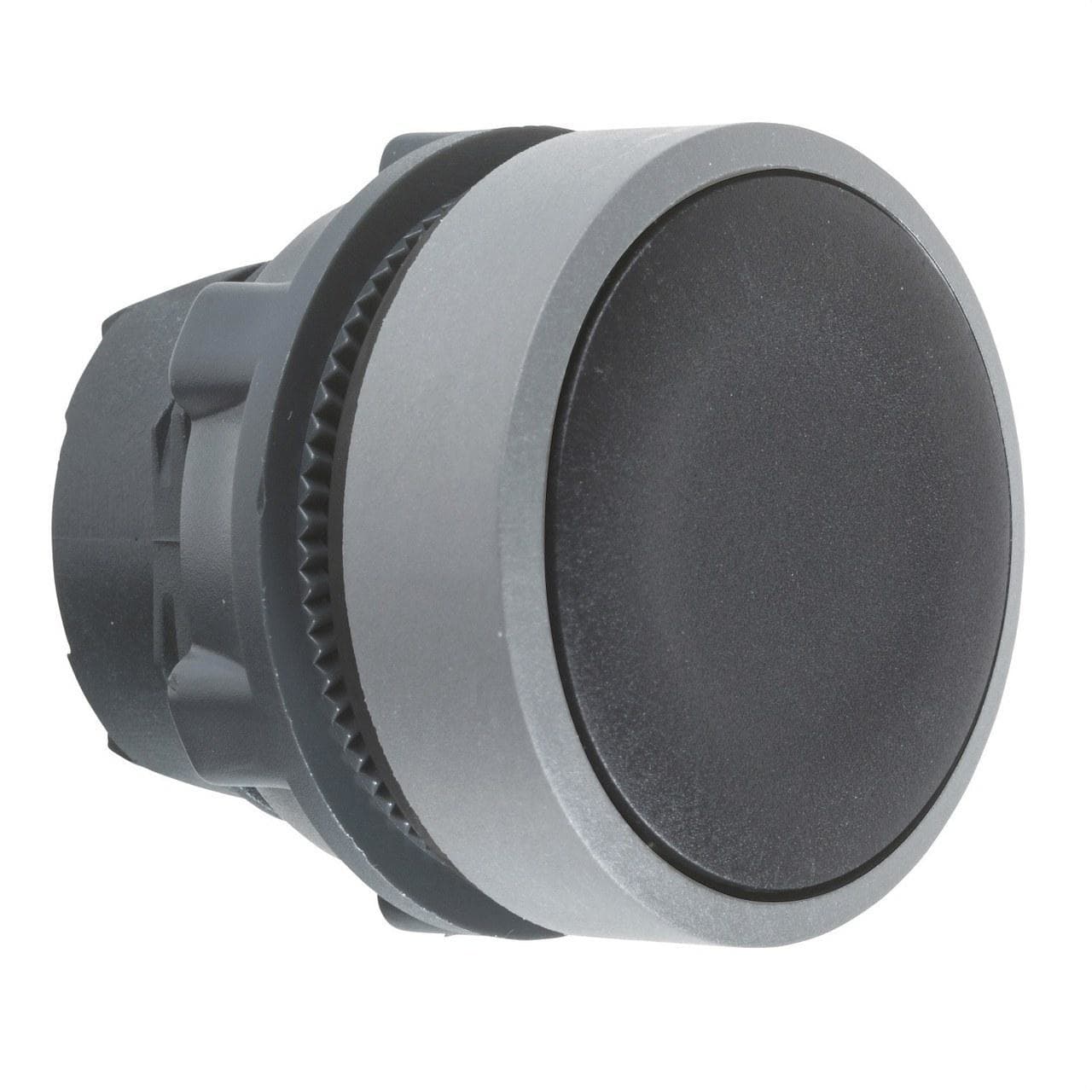 Schneider Electric - Cabeza pulsador XB5 negro gris
