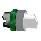 Schneider Electric - Cabeza selector XB5 blanca 2 posiciones fijas gris