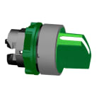 Schneider Electric - Cabeza selector XB5 verde 2 posiciones fijas gris