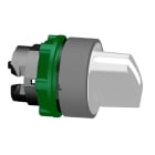 Schneider Electric - Cabeza selector XB5 blanca 3 posiciones fijas gris