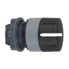 Schneider Electric - Cabeza selector XB5 perilla negra 3 posiciones retorno de derecha al centro gris