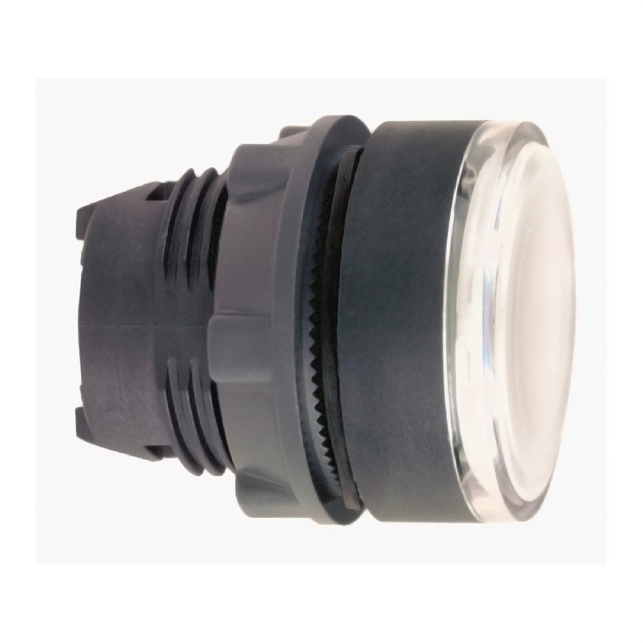 Schneider Electric - Cabeza pulsador luminoso XB5 LED ras blanco pulsador doble