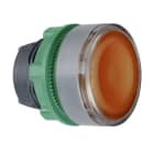 Schneider Electric - Cabeza pulsador luminoso XB5 naranja pulsación doble LED