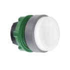 Schneider Electric - Cabeza pulsador saliente XB5 blanco pulsación doble color gris