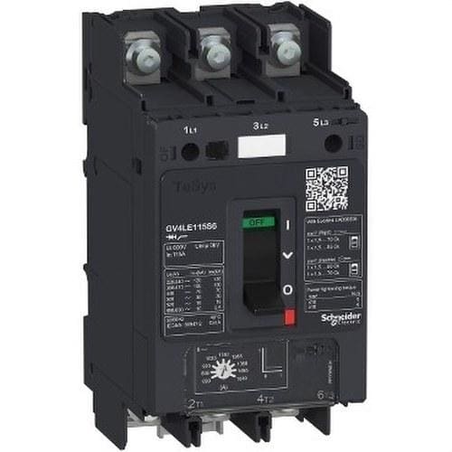 Schneider Electric - Disyuntor magnético GV4LE 25A 50kA con terminal