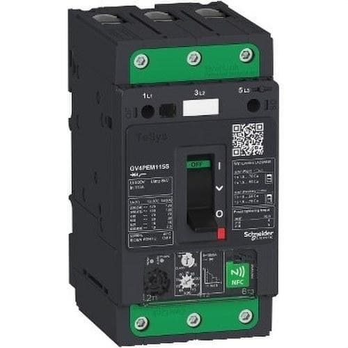 Schneider Electric - Disyuntor multifuncional magnetotérmico GV4PE 80A 100kA con EVERLINK