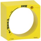 Schneider Electric - Cubierta protección maneta rotativa TeSys GV perfil alto amarillo