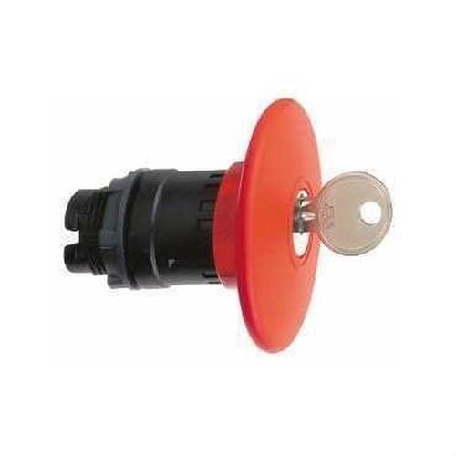 Schneider Electric - Cabeza pulsador seta diámetro 60 desenclavamiento roja embellecedor plástico