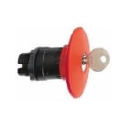 Schneider Electric - Cabeza pulsador seta diámetro 60 desenclavamiento roja embellecedor plástico