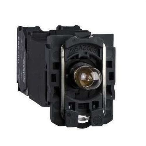 Schneider Electric - Cuerpo diámetro 22mm 110-120V 1 NA/1 NC con transformador embellecedor plástico
