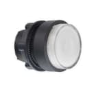 Schneider Electric - Cabeza pulsador luminoso diámetro 22 saliente blanca embellecedor plástico