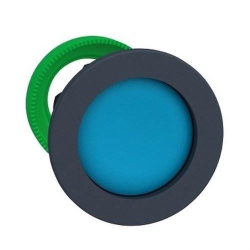 Schneider Electric - Cabeza pulsador FLUSH rebajado azul