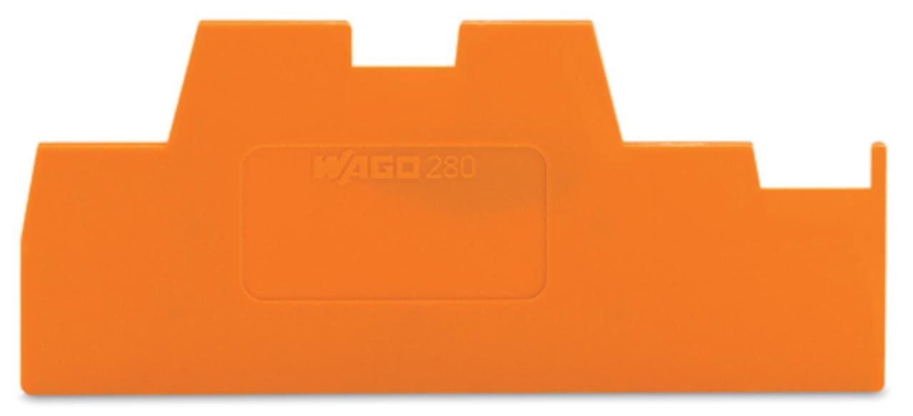 WAGO - Placa intermedia Serie 280 1,1mm de espesor 1,6g naranja