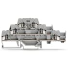 WAGO - Borna portafusible triple piso gris