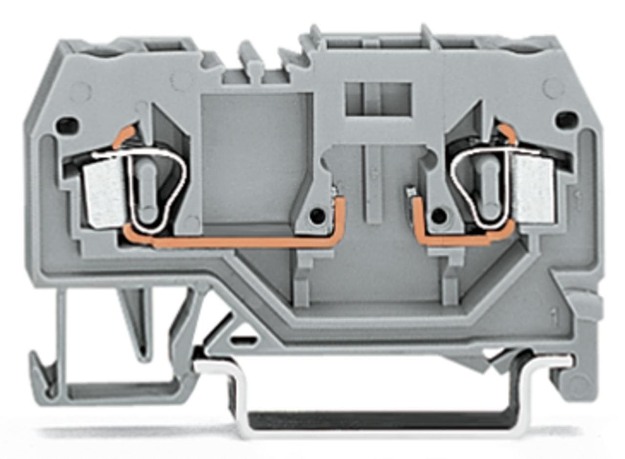 WAGO - Borna paso Serie 280 2 conductores gris
