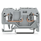 WAGO - Borna paso Serie 280 2 conductores gris