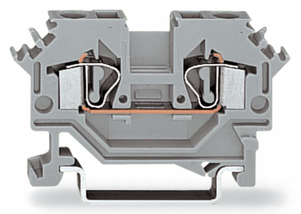 WAGO - Borne paso Serie 281 2 conductores 53mm gris