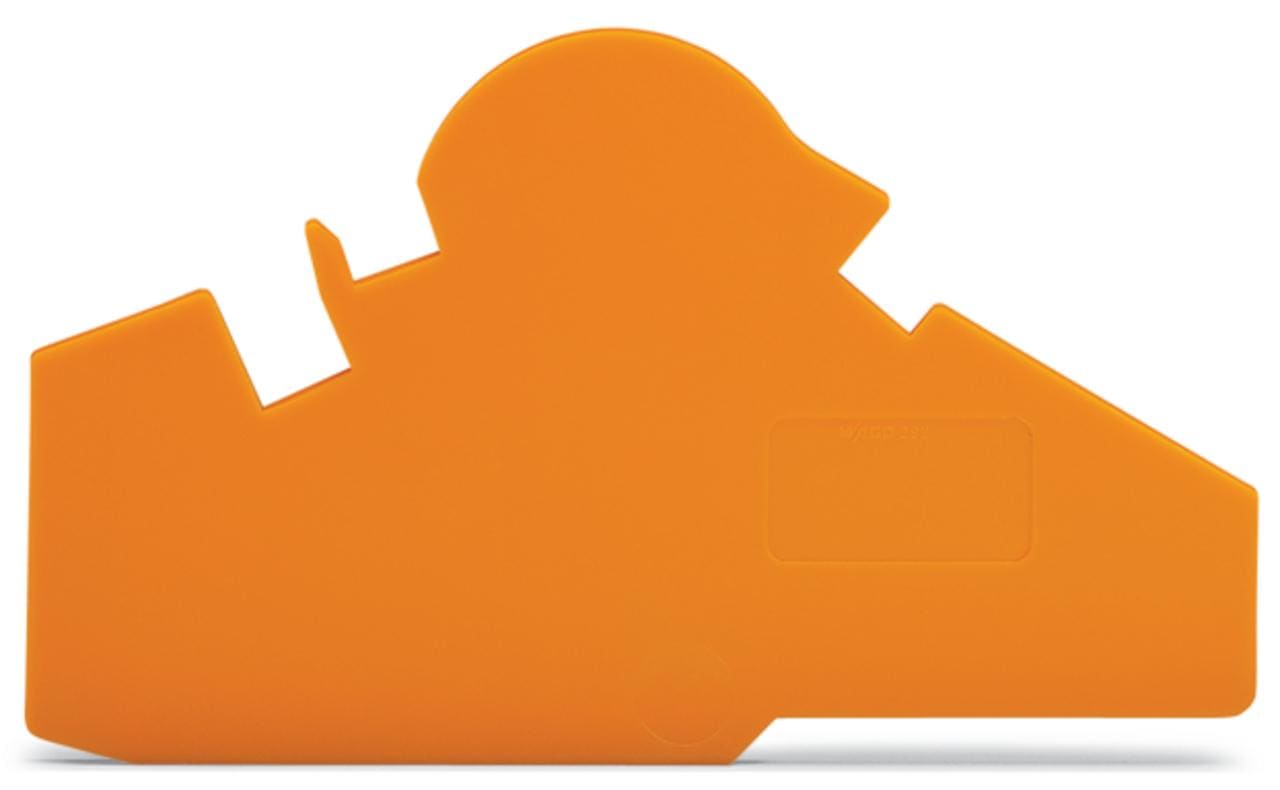 WAGO - Tapa final Serie 282 naranja