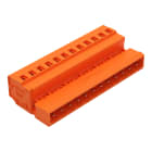 WAGO - Conector M Serie 231 conexión CAGE CLAMP 5,08mm 12P naranja
