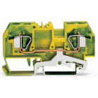 WAGO - Borna tierra Serie 282 2 conductores verde amarillo