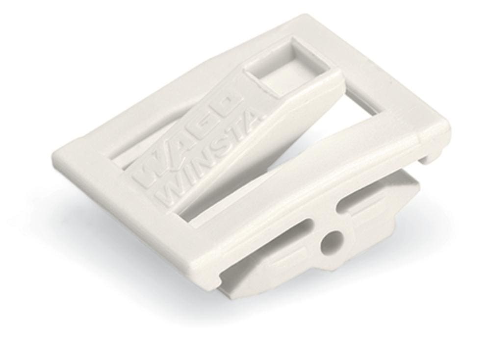 WAGO - clip anclaje accionamiento manual Serie 770 blanco