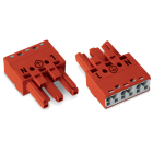 WAGO - Conector H Serie 770 3P sin carcasa rojo