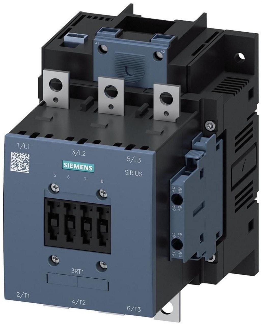 SIEMENS - SIRIUS CONTACTOR, 55KW/400V/AC-3 ACCIONAMIENTO AC/DC  200-277V CONTACTOS AUXILIARES 2 NA+2NC 3 POLOS
