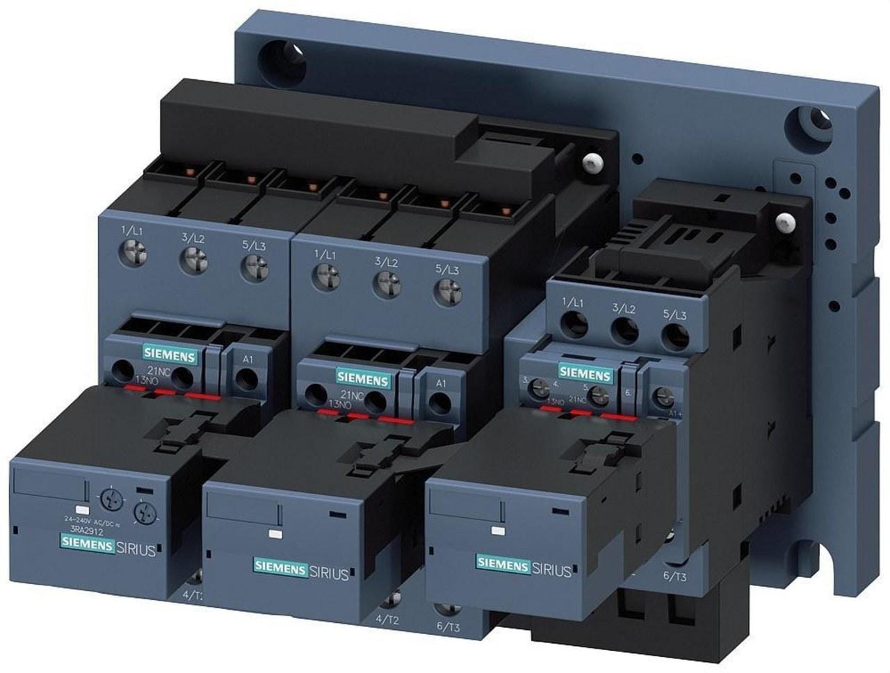 SIEMENS - ESTRELLA-TRIANGULO, TAMAÑO S2, 86A, AC-3, 45KW / 400V ,  230V 50/60 HZ, 3NA+3NC INTEGRADOS, BORNES D