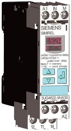 SIEMENS - Relé 0,1A 10A CA/CC 24V CC CA 50A 22,5mm