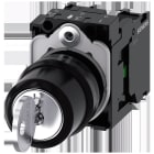 SIEMENS - Interruptor llave RONIS SB30 posición unipolar + O + bipolar 1NA, 1NA