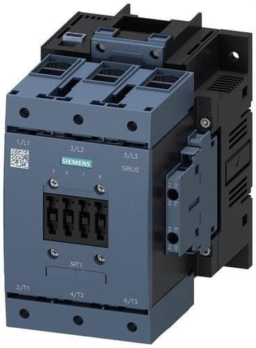 SIEMENS - SIRIUS CONTACTOR, 55KW/400V/AC-3 ACCIONAMIENTO AC/DC  200-277V CONTACTOS AUXILIARES 2 NA+2NC 3 POLOS