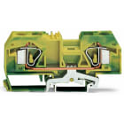 WAGO - Borna tierra Serie 283 2 conductores verde amarillo