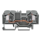 WAGO - Borna gris 10mm² 2 conductores marcador central