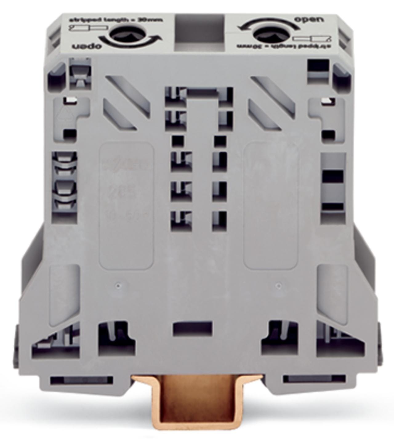 WAGO - Borna paso Serie 285 2 conductores 94mm gris