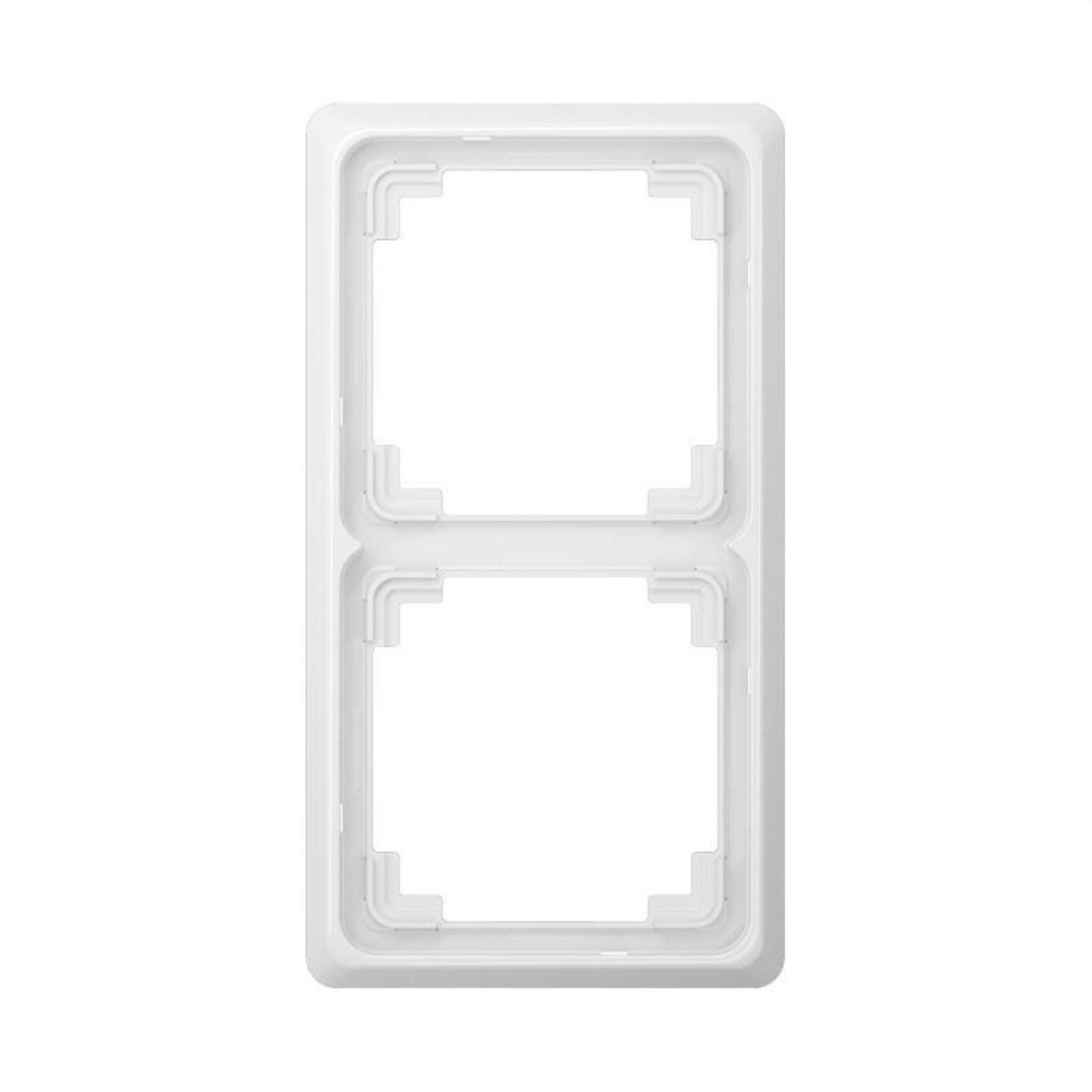 JUNG - MARCO 2 ELEMENTO BLANCO ALPINO CD PLUS