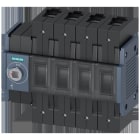 SIEMENS - Seccionador 125A tamaño 2 4 polos frontal izquierdo sin maneta borne